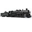 Dampflokomotive Alter Zug
