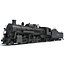 Dampflokomotive Alter Zug