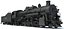 Dampflokomotive Alter Zug