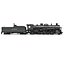 Dampflokomotive Alter Zug