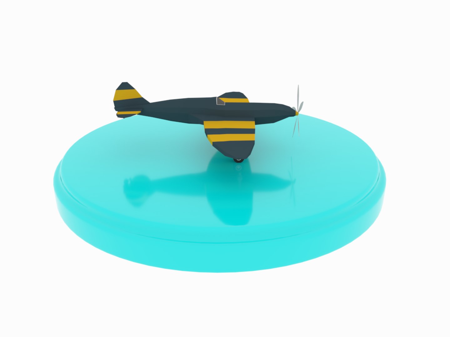 3D Airplane01 Low-poly Model - TurboSquid 1574065