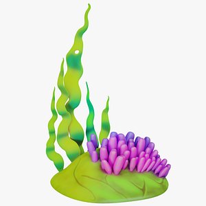 Cartoon Coral Reef Type 3 PBR