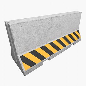 3D Concrete Barrier