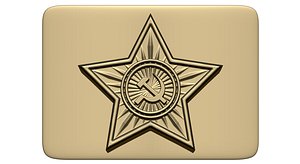 free obj model russian soldier buckle