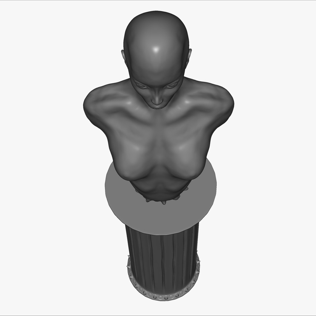 3d Bust Statue Model