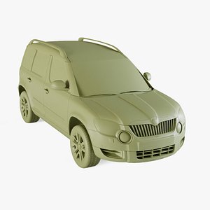 3D Skoda Yeti 2010