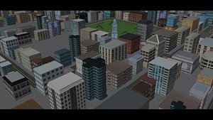 CITY MAP 3D model