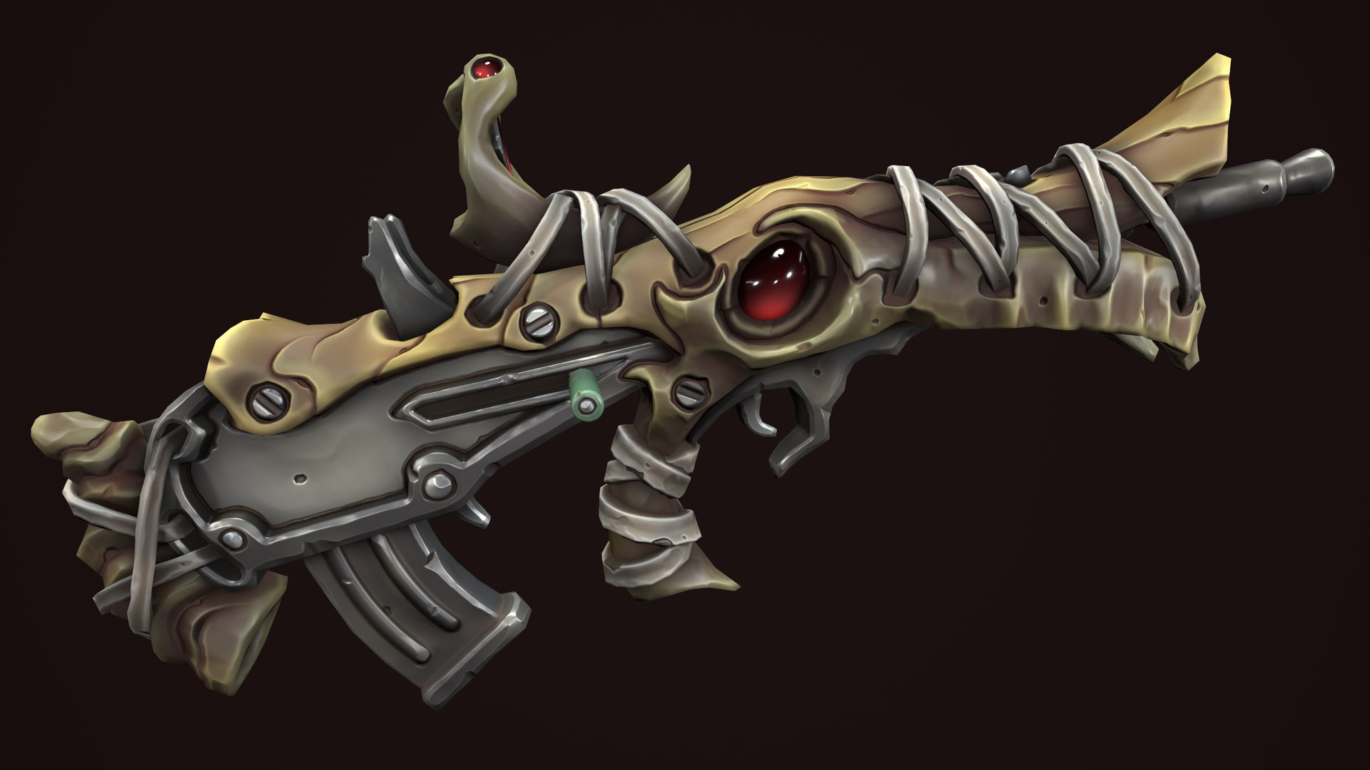 Desert Assault Rifle 3D Model - TurboSquid 2240282