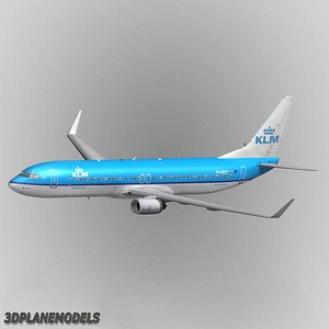 3ds b737-900 klm aircraft 737