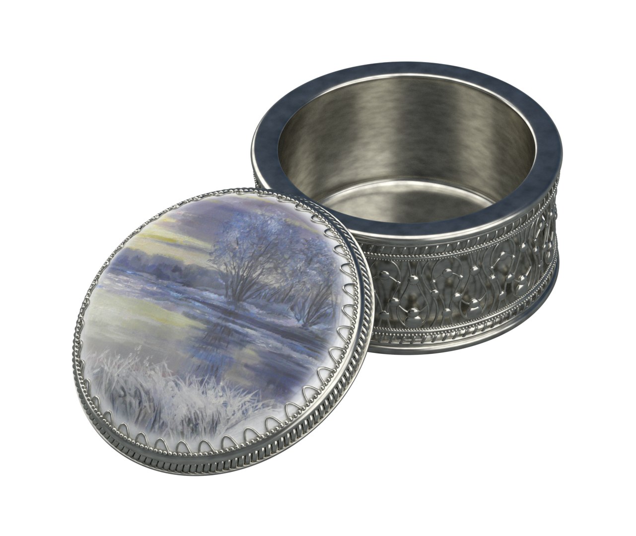 3d Obj Enamel Box