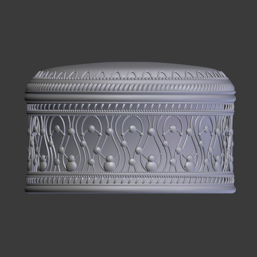 3d Obj Enamel Box