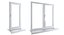 4 types of plastic windows - white