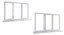 4 types of plastic windows - white