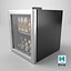 Mini Cooler with Beverage Cans 3D