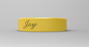 3D Joy Ring Yellow model