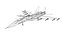 Collection d'avions de chasse