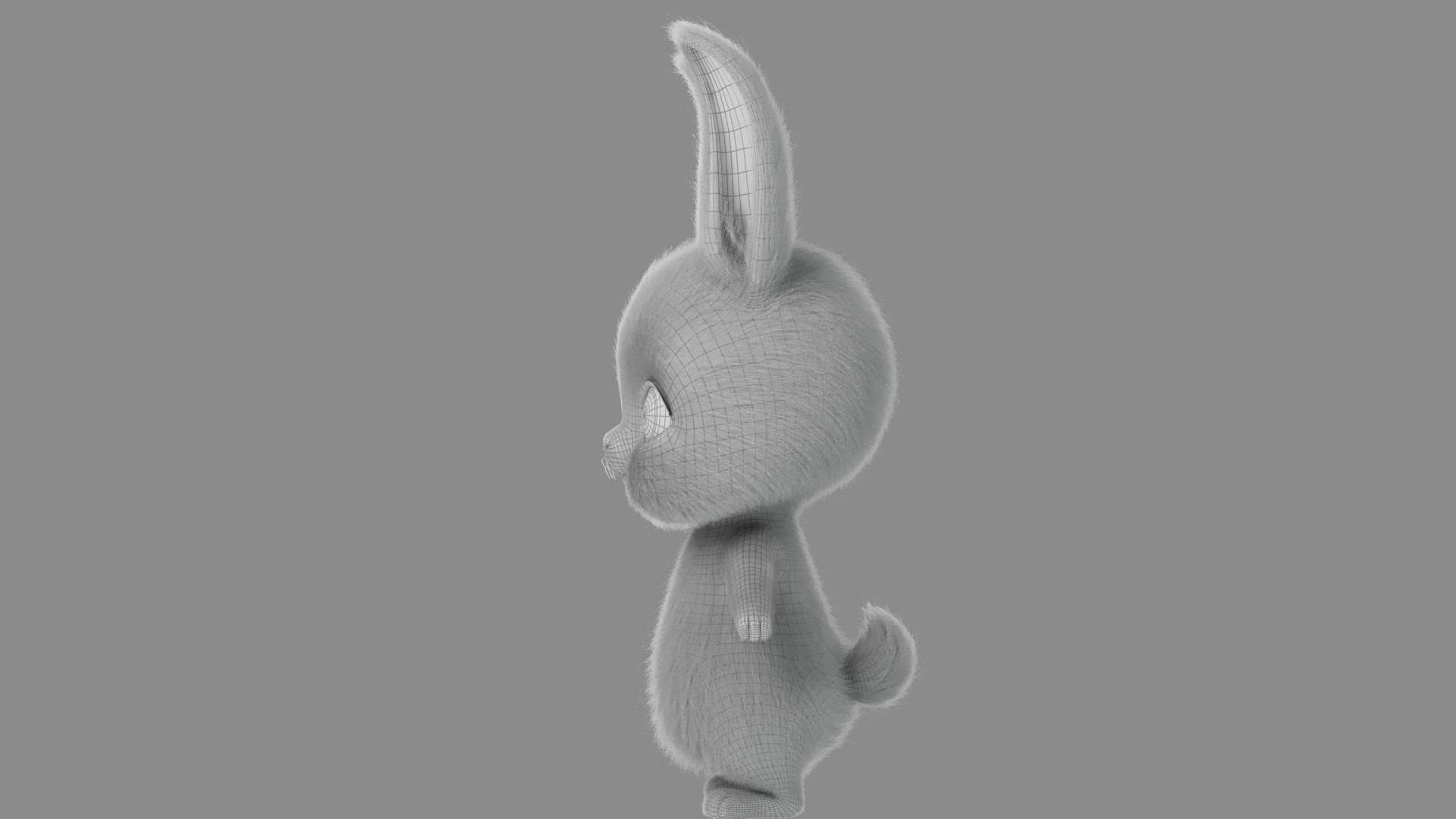 3D Model Cartoon Rabbit - TurboSquid 2271990