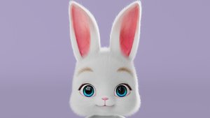 3D model Cartoon Rabbit