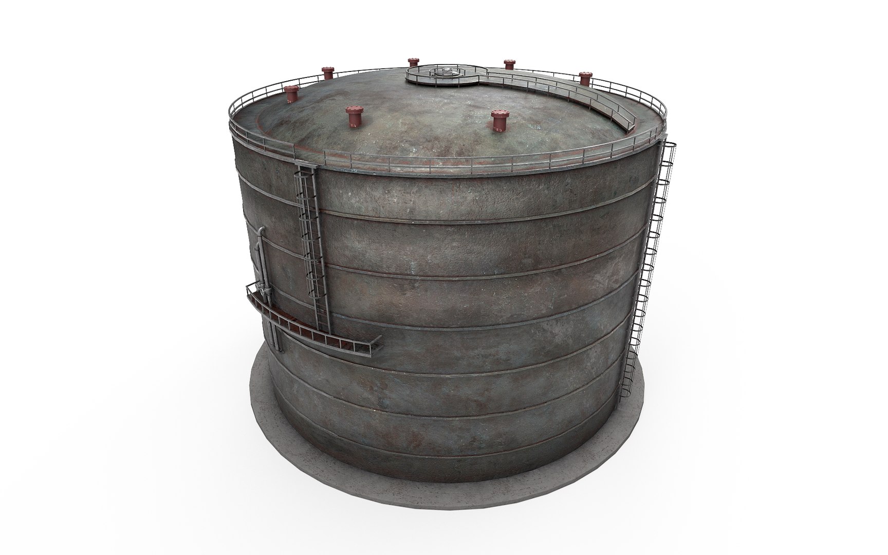 3D Industrial tank v8 - TurboSquid 1906057