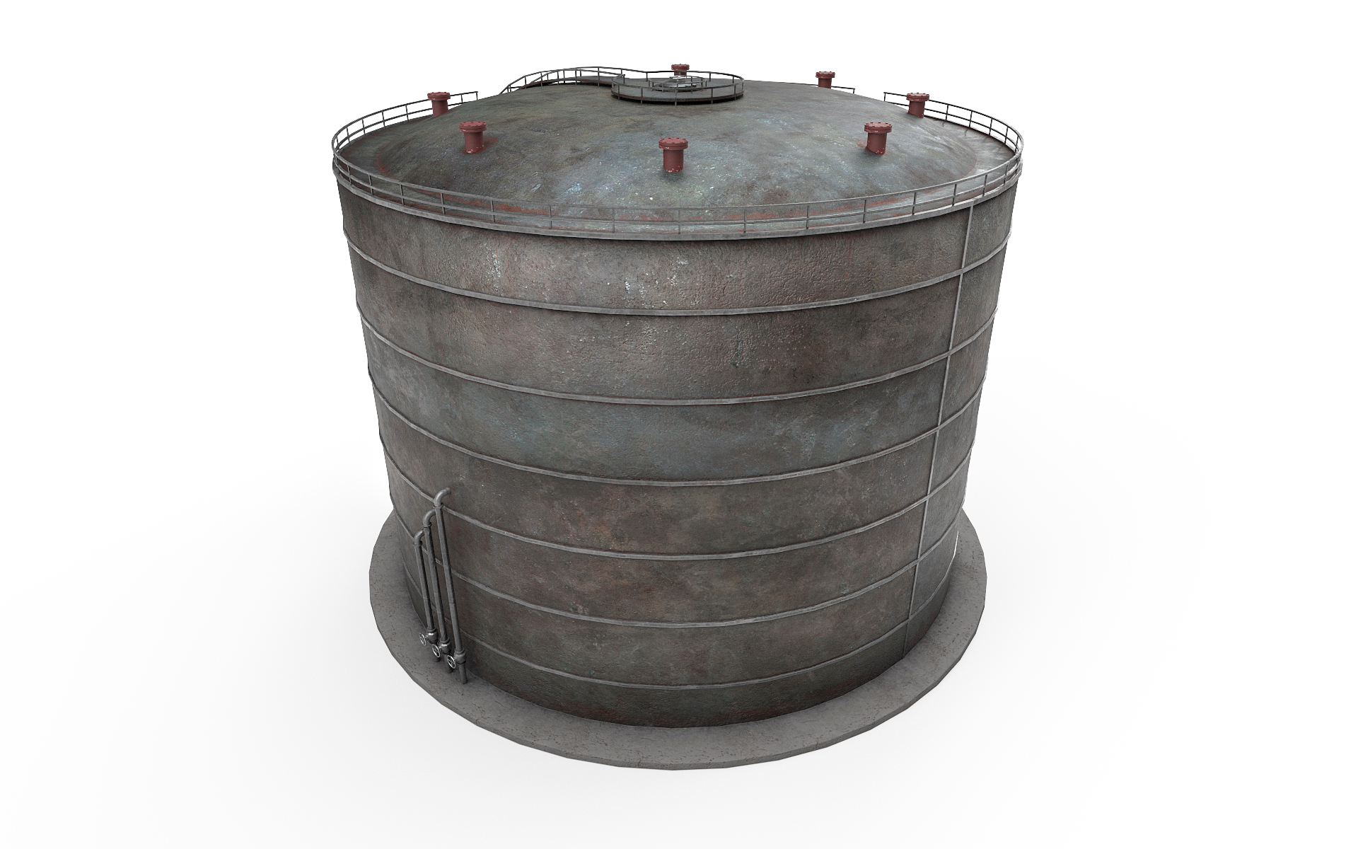 3D Industrial tank v8 - TurboSquid 1906057