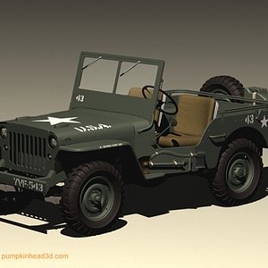 Willys-overland Motors 3d Models For Download 