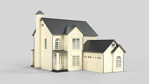 3D Neighborhood House 18T5 model
