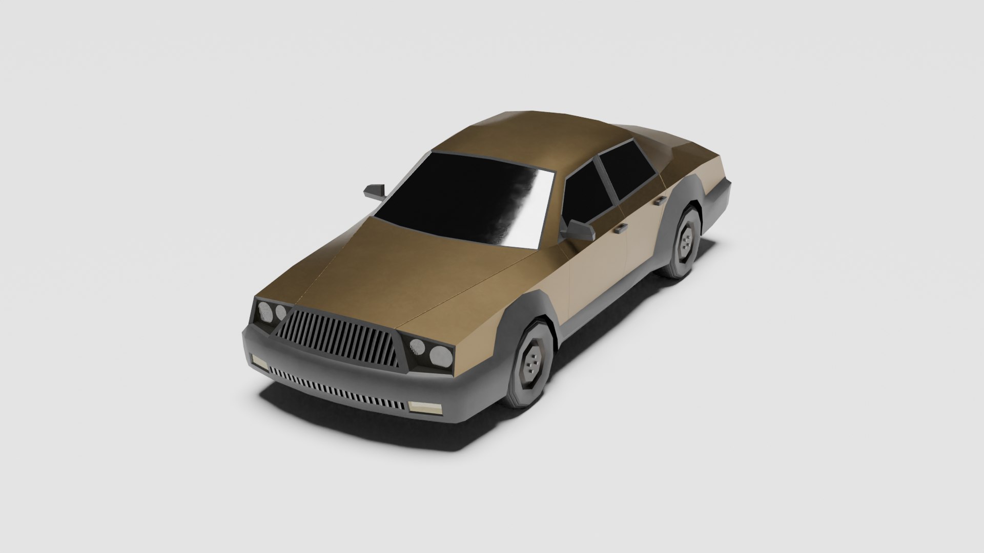 Low Poly Sedan 5 Variant 3D Model - TurboSquid 2241238