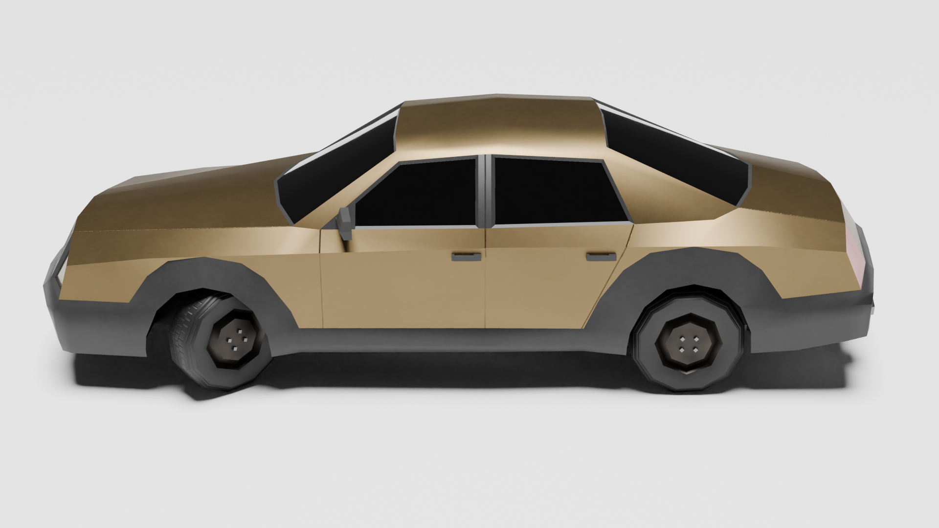 Low Poly Sedan 5 Variant 3D Model - TurboSquid 2241238