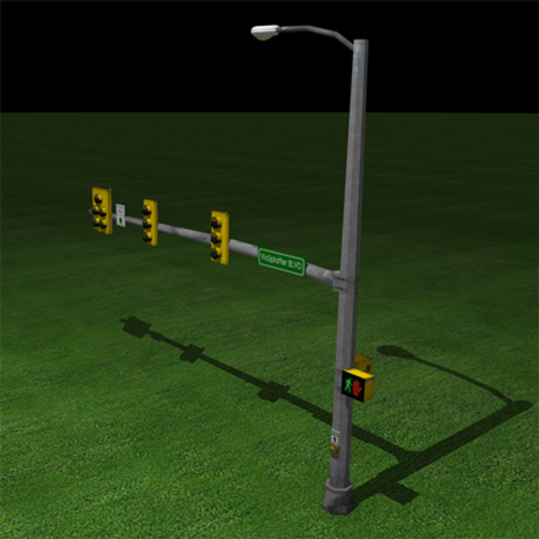 3d Traffic Light Model