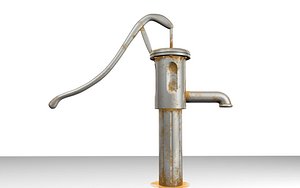 old water pump 3d model
