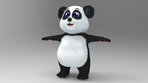 3D Panda Cartoon