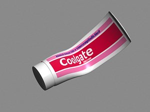3d toothpaste tooth