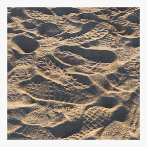 3D sand beach materials