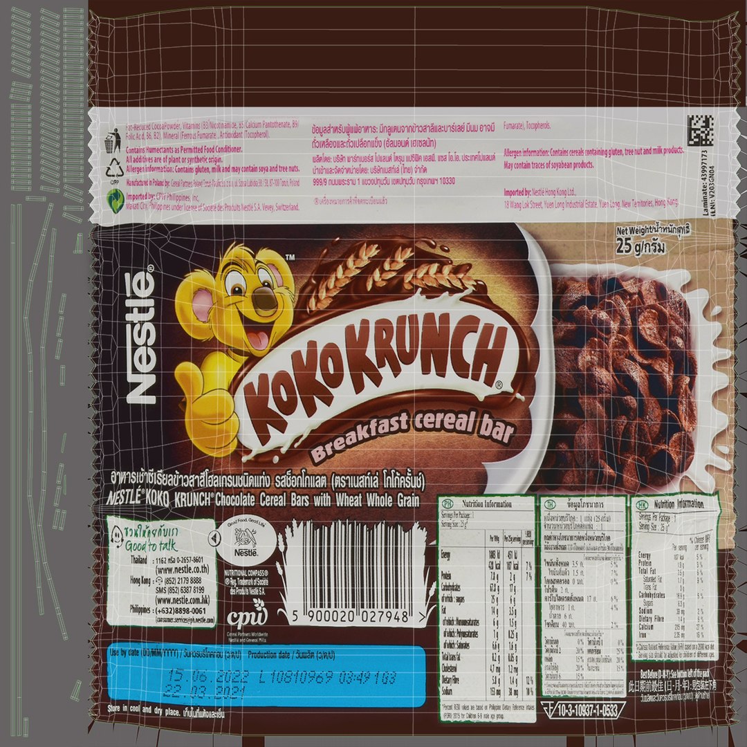 3D Koko Krunch and Milo Cereal Bar 25g https://p.turbosquid.com/ts-thumb/HI/v2L1kO/g8/kokokrunchcbar25g_f0004/jpg/1630132878/1920x1080/fit_q87/6e6c254bef137996b752ddbb7980da117f86b15a/kokokrunchcbar25g_f0004.jpg