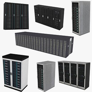 Server Rack Collection 3D