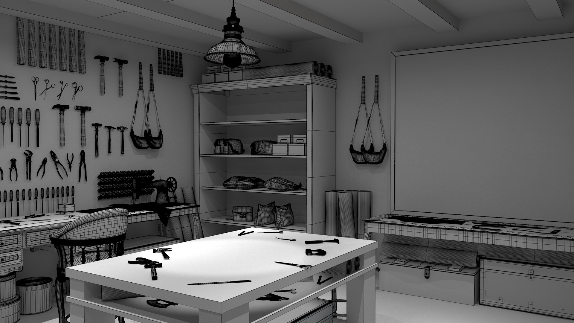 3D Manufacture Workshop Model - TurboSquid 1833632