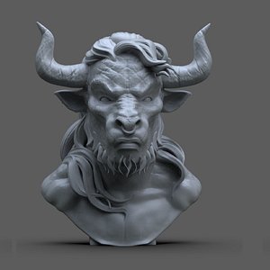 Minotaur Bust