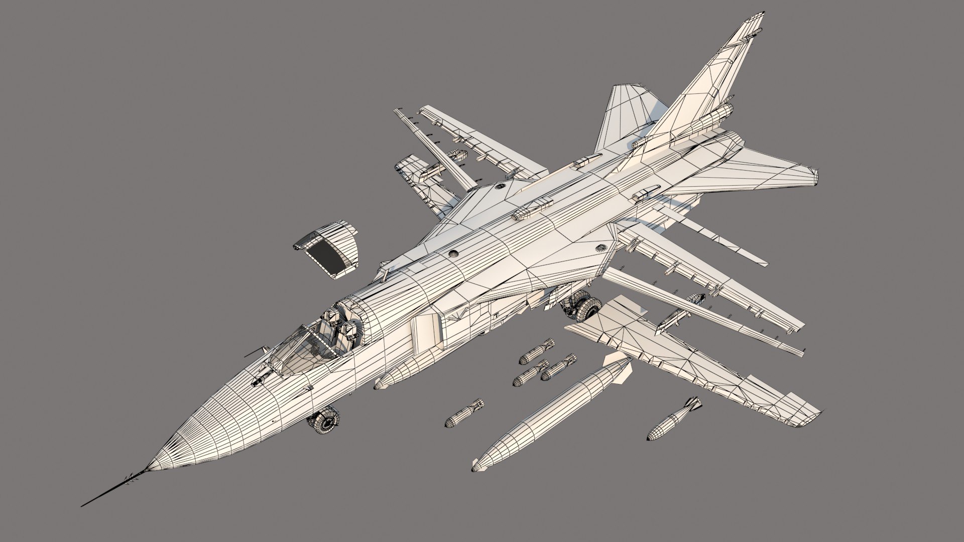3D Su-24 M Fencer model https://p.turbosquid.com/ts-thumb/HJ/3uMjUA/c6/wire4/jpg/1706641112/1920x1080/fit_q87/35ed25b4136c49dc8405aed622793d192fe1d68b/wire4.jpg