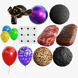 Blender Procedural Material Pack 21 3D