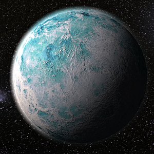 frozen planet 3D model