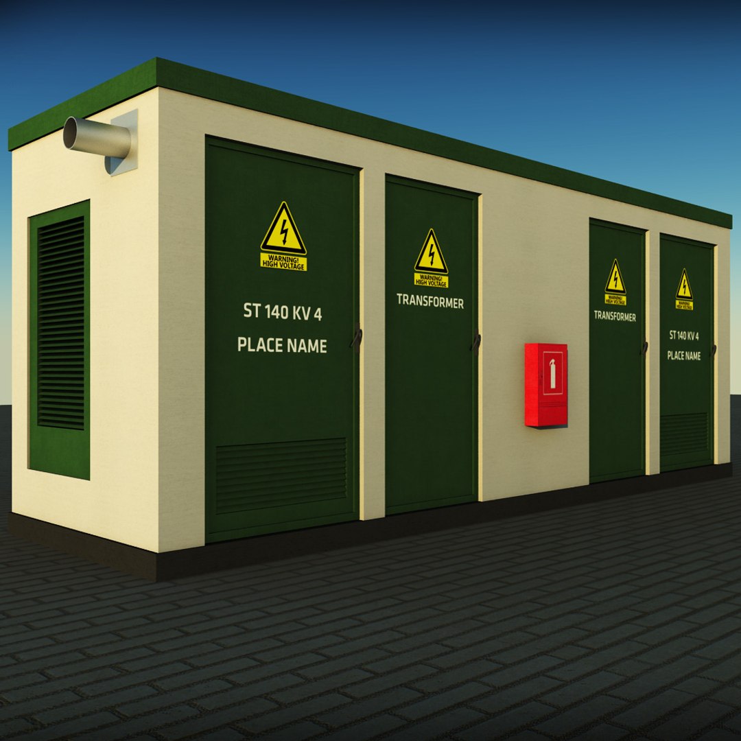 Model Power Power Station (built-up Power Model Power HO Scale Power ...