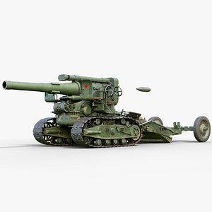 Rigged B-4 Howitzer GameReady