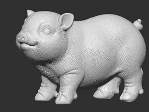 piggy 3D model