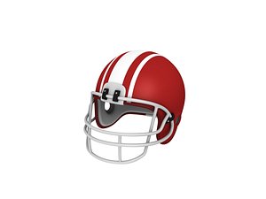 3D football helmet model