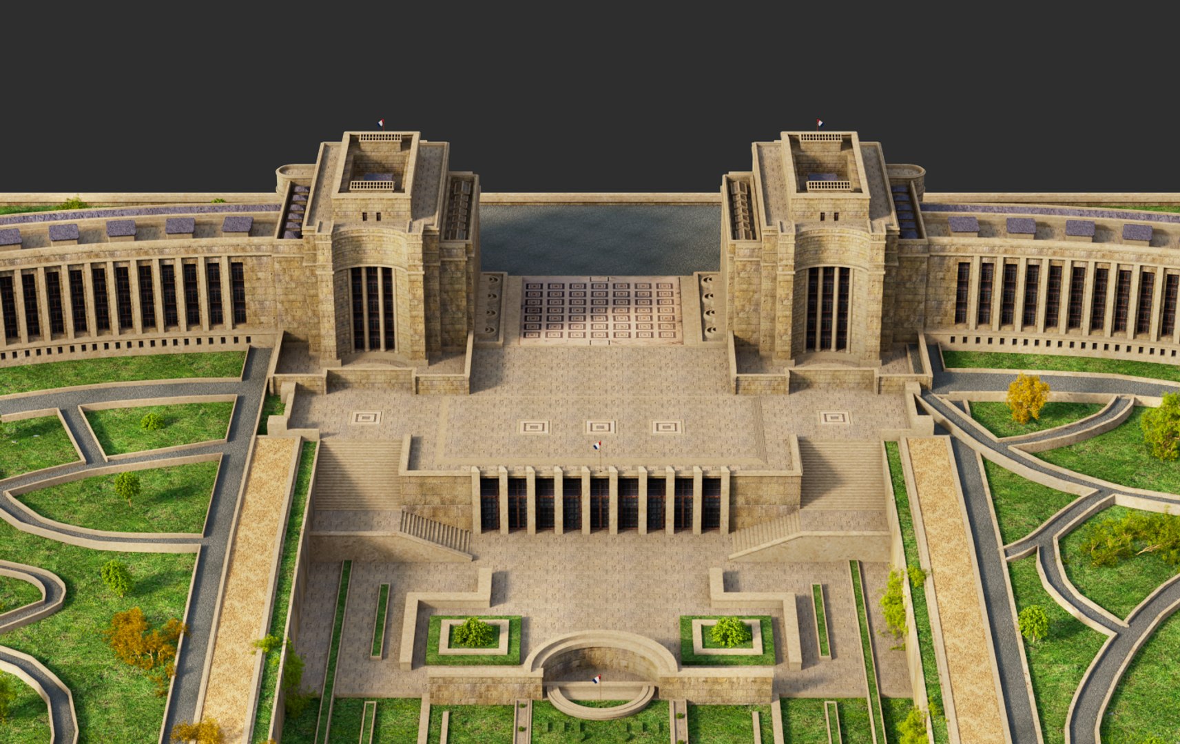 Palais de Chaillot 3D model https://p.turbosquid.com/ts-thumb/HJ/F5LYSc/MQ/chaillot4/jpg/1737751946/1920x1080/fit_q87/c4d5ea974ba53a5b79f16e2b73db170b893f2ad9/chaillot4.jpg