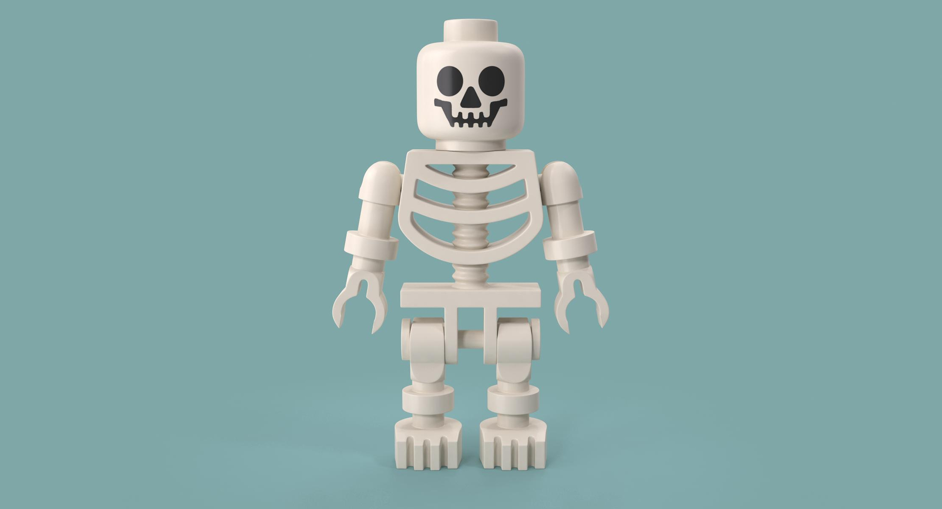 3D original lego skeleton minifigure - TurboSquid 1280127