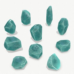 3D crystal set model