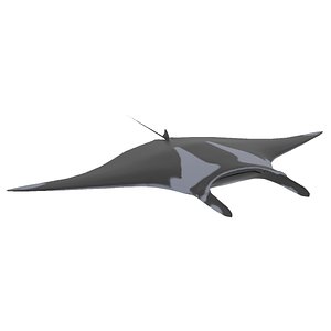 Giant Oceanic Manta Ray 3D