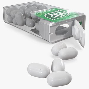 Spilled Tic Tac Freshmints Breath Mints