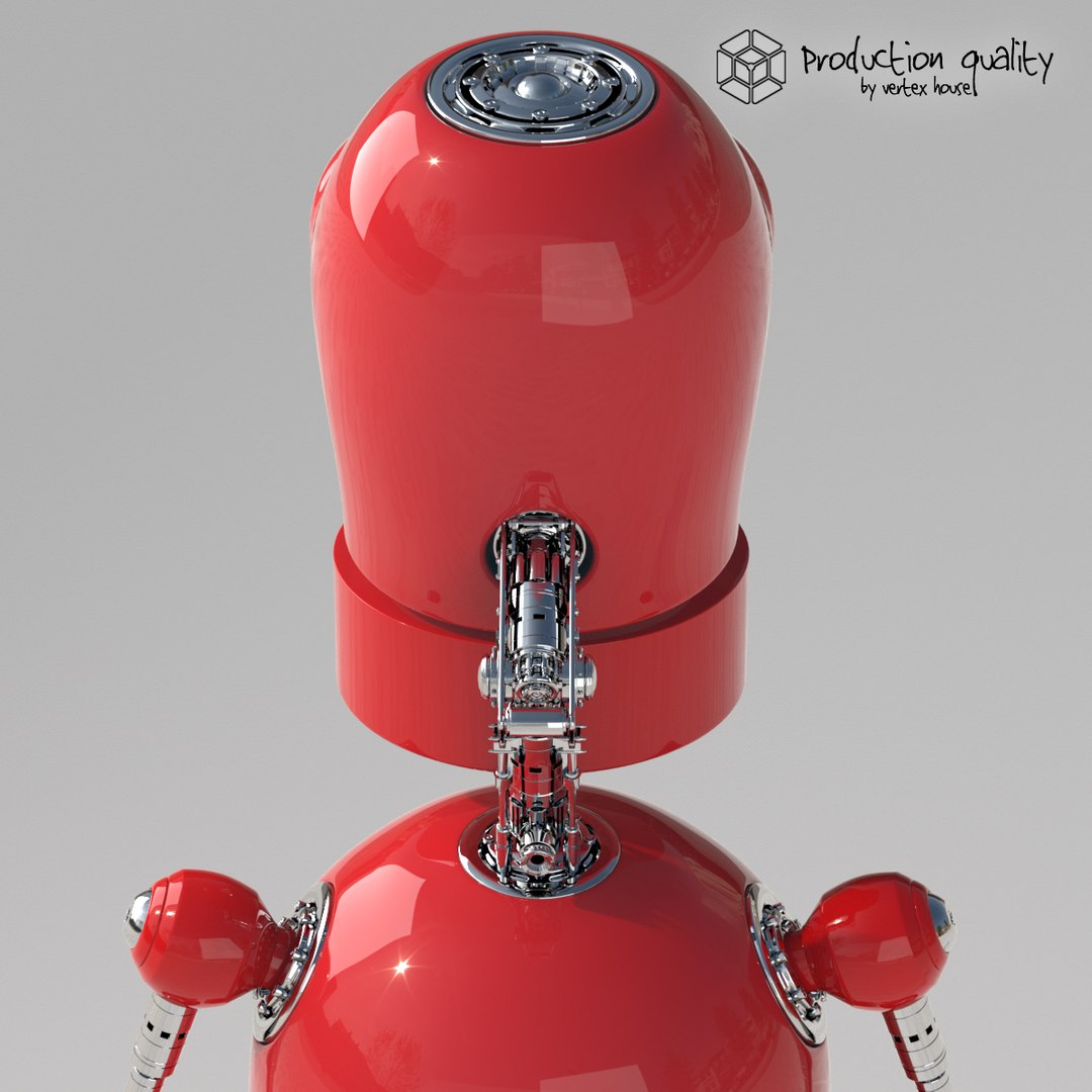 modelo 3d Robot Hogar Inteligente Enabot EBO X Rojo - TurboSquid 2132239